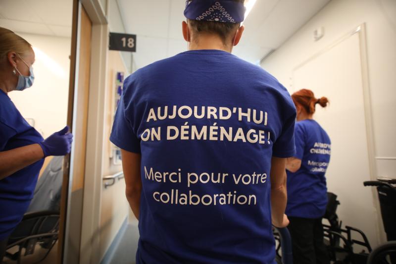 Déménagement de l'urgence