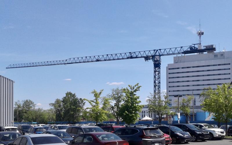 Photo grue à tour