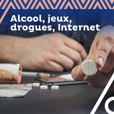 Alcool, jeux, drogues, Internet