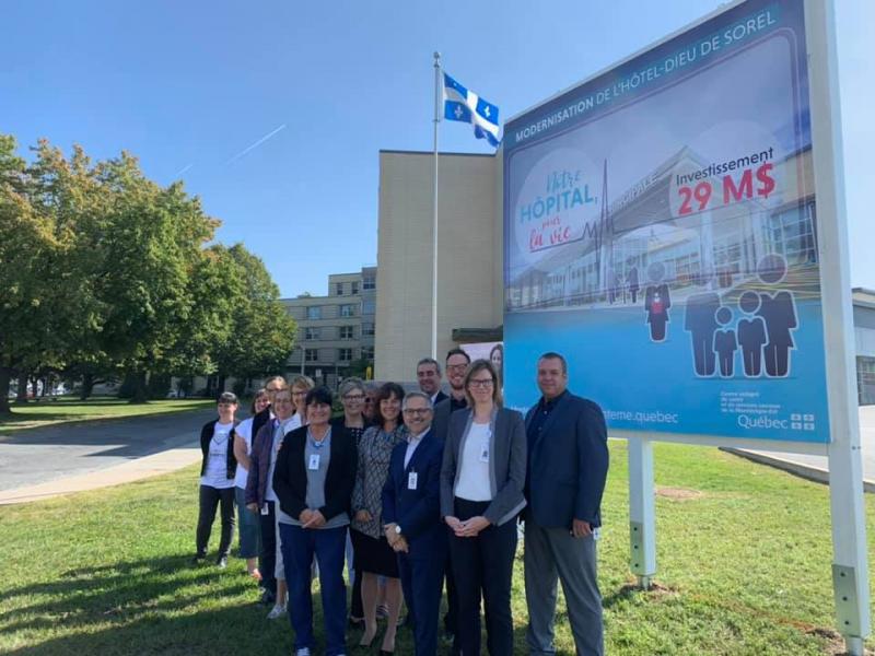 Dévoilement campagne Mon hôpital, pour la vie