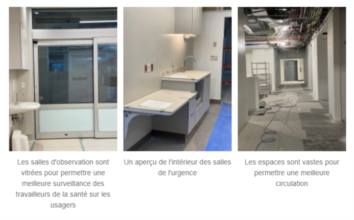 Photos intérieures du chantier