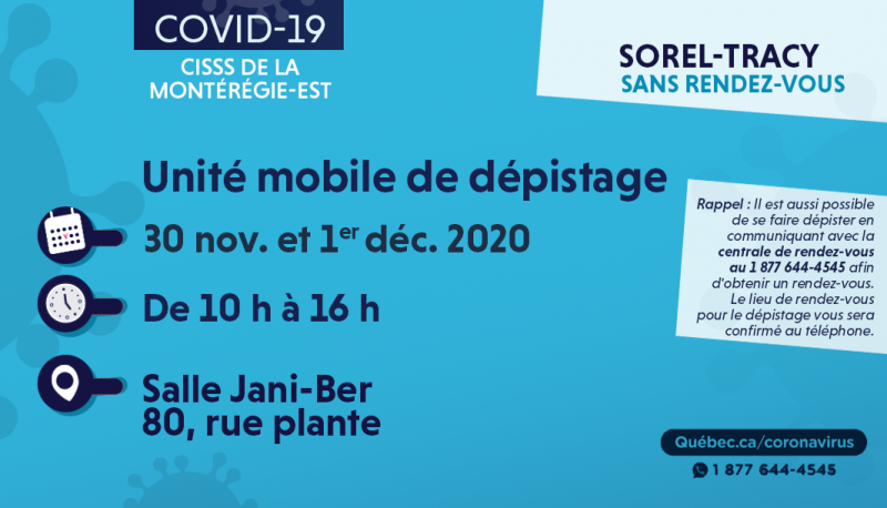 clinique mob sorel 30 nov-1er décembre