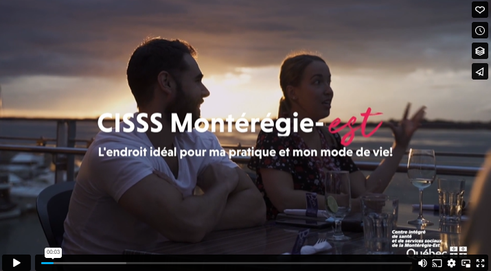 Travailler au CISSS de la Montérégie-Est, plus qu'un lieu de pratique