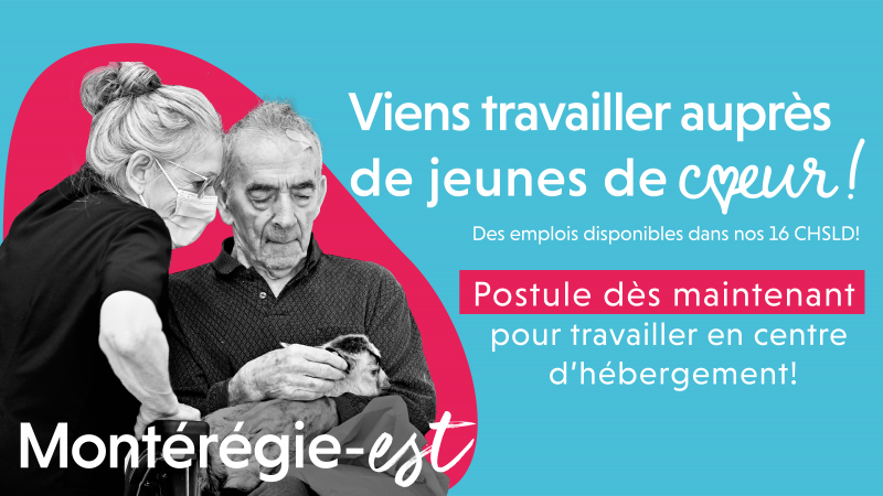 Viens travailler avec des jeunes de coeur!