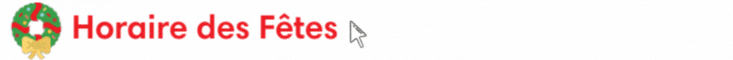 Horaire des Fêtes