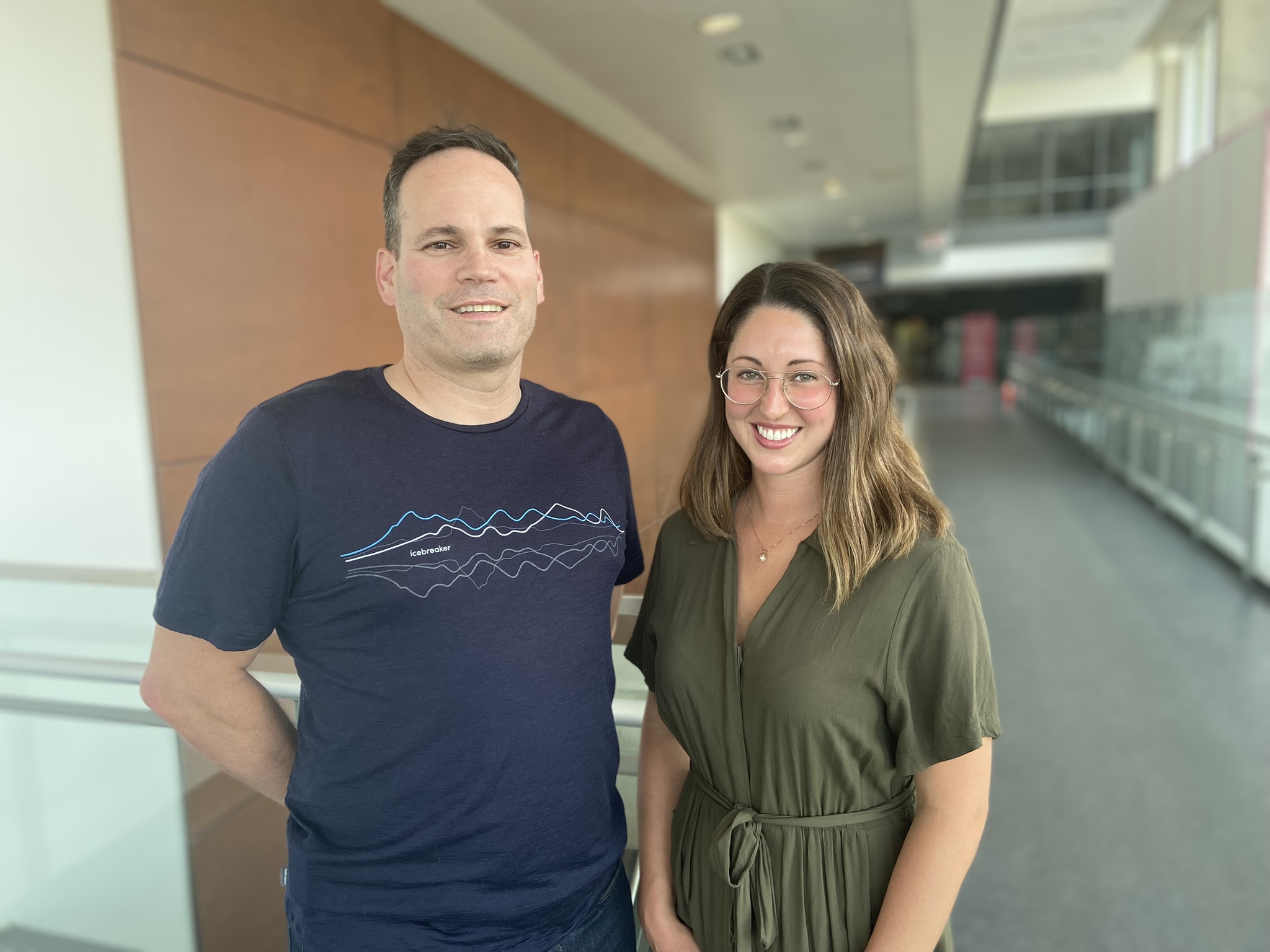 Dr.François Chagnon et Émie Boisvert, gestionnaires du programme de chirurgie bariatrique