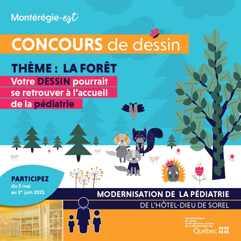 concours dessin pédiatrie sorel